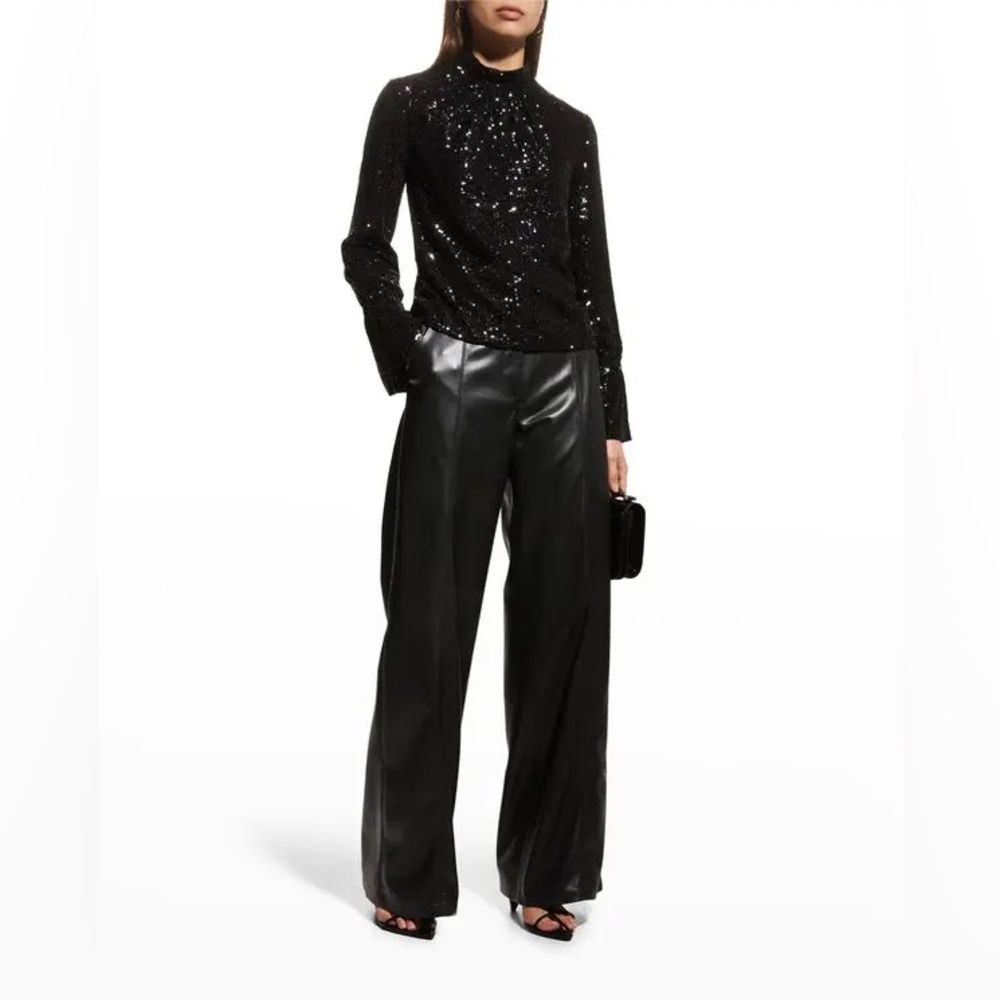 Zadig & Voltaire Black Sequin Blouse
